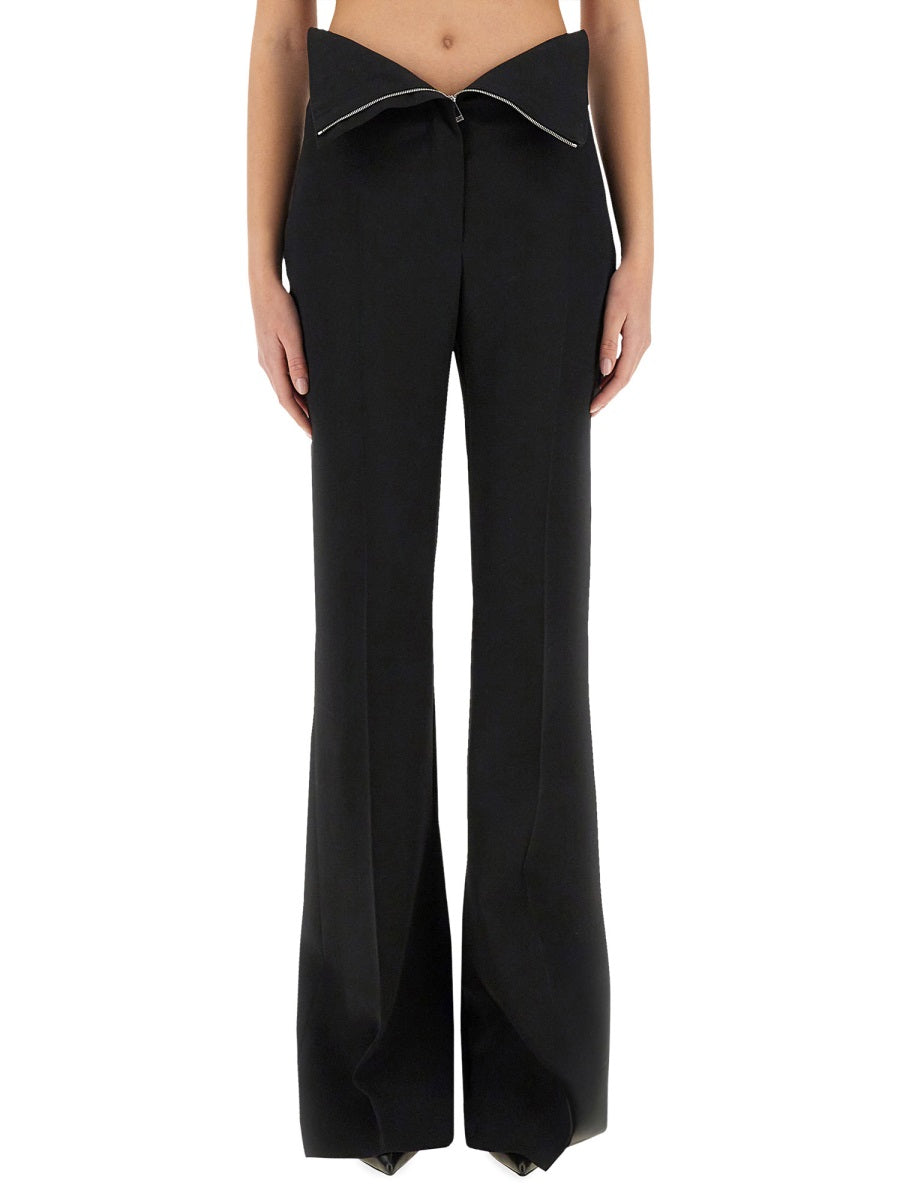 ALEXANDER MCQUEEN Tailored Pants with Waist Lapels - Size 40