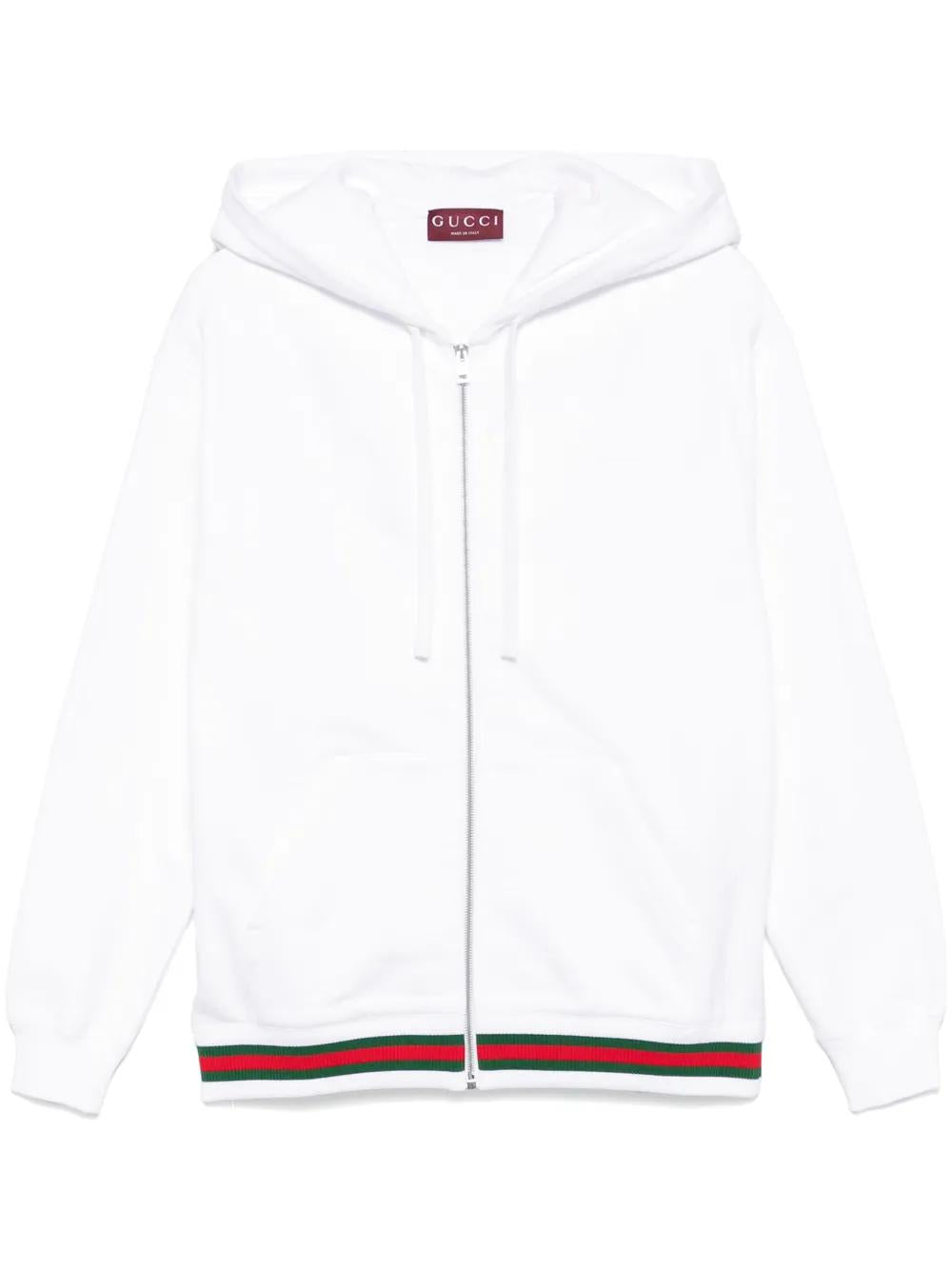 GUCCI Oversize Hoodie with Web Trim - Size S
