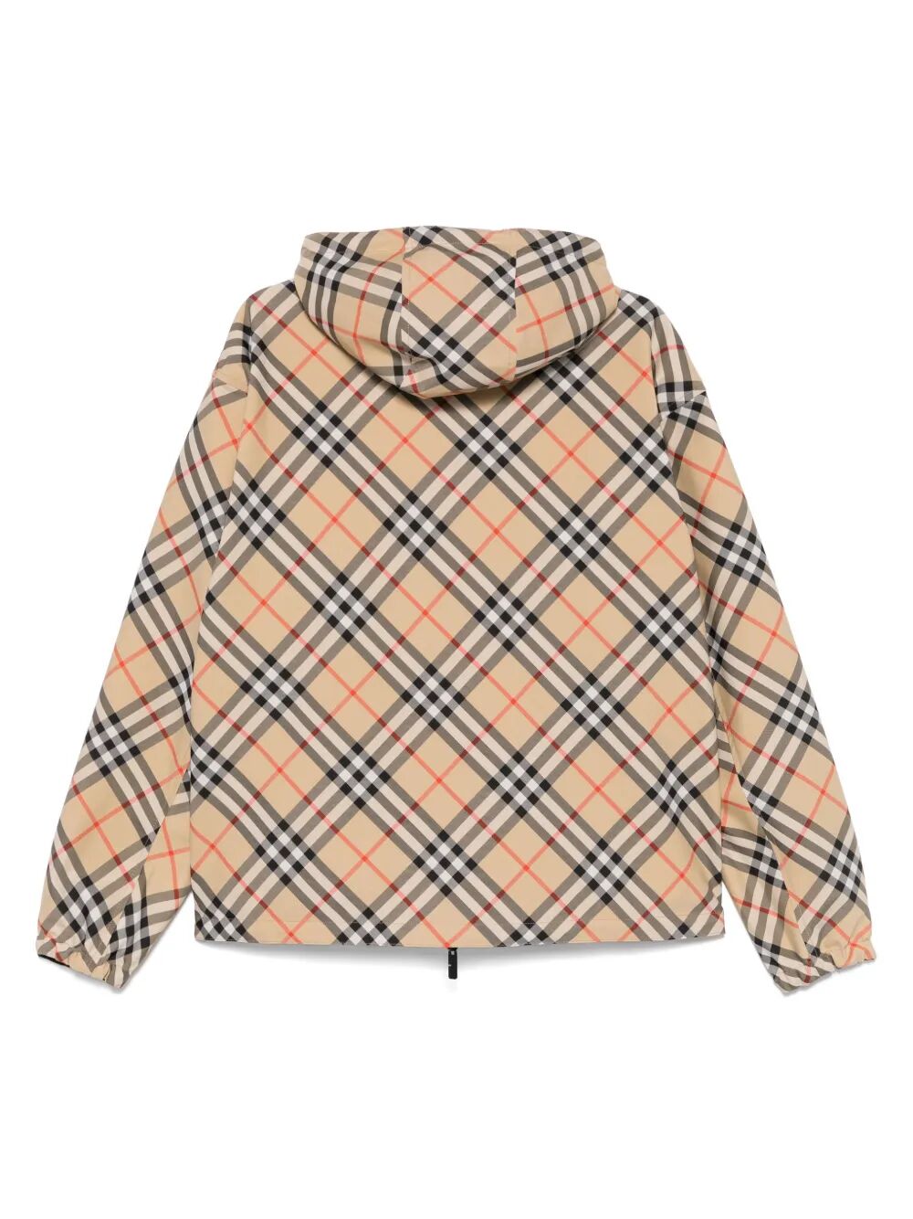 BURBERRY Check Motif Zipped Jacket for Men - FW25