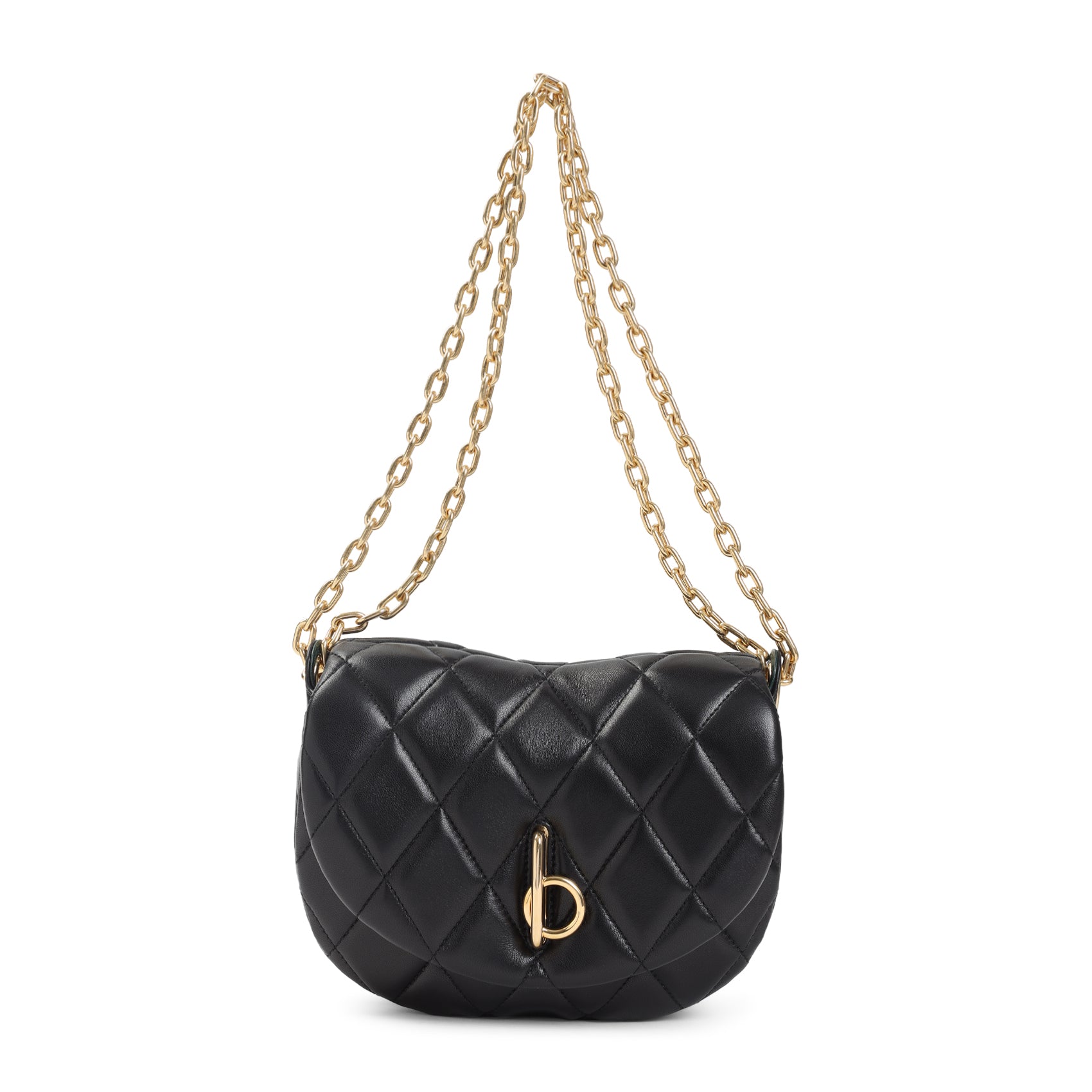 BURBERRY Mini Chain Handbag - 23CM x 17CM x 8CM