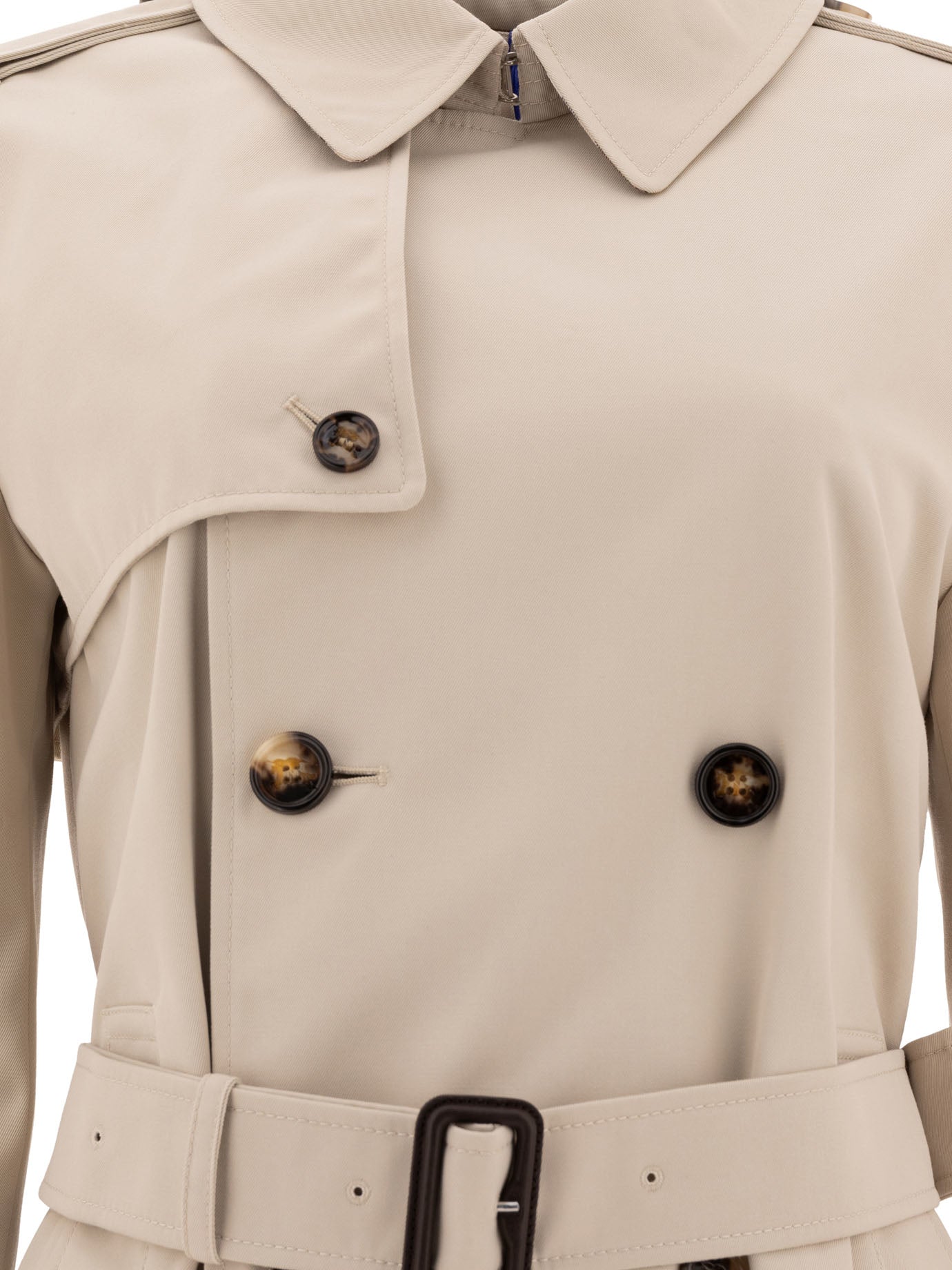 BURBERRY Cotton Blend Trench Jacket for Women