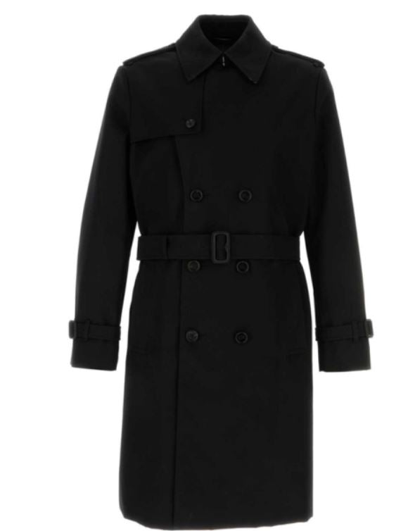 BURBERRY Gabardine Trench Jacket for Men - SS25 Collection