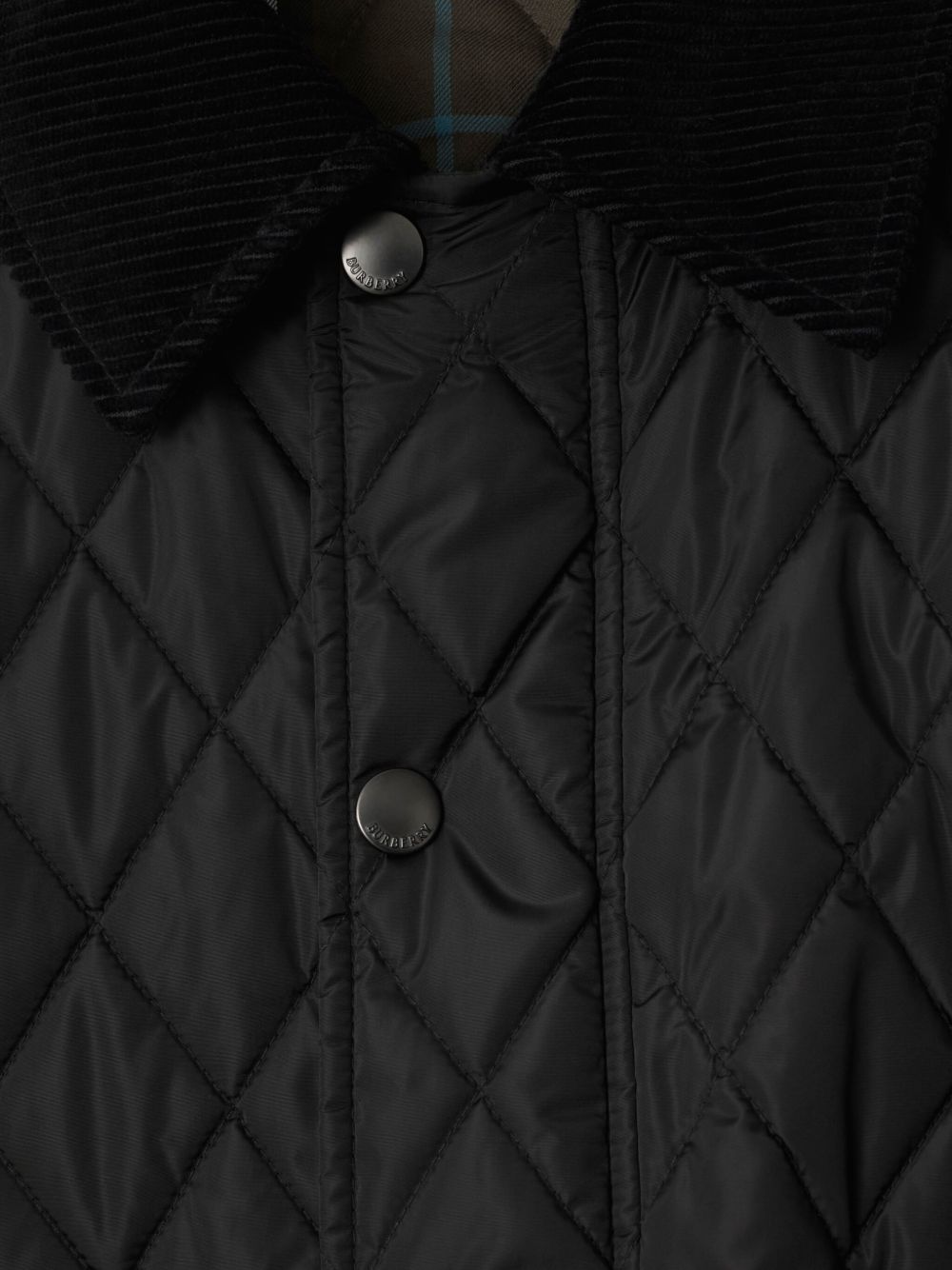 BURBERRY Textured Finish Diamond Quilted Women's Jacket - SS25