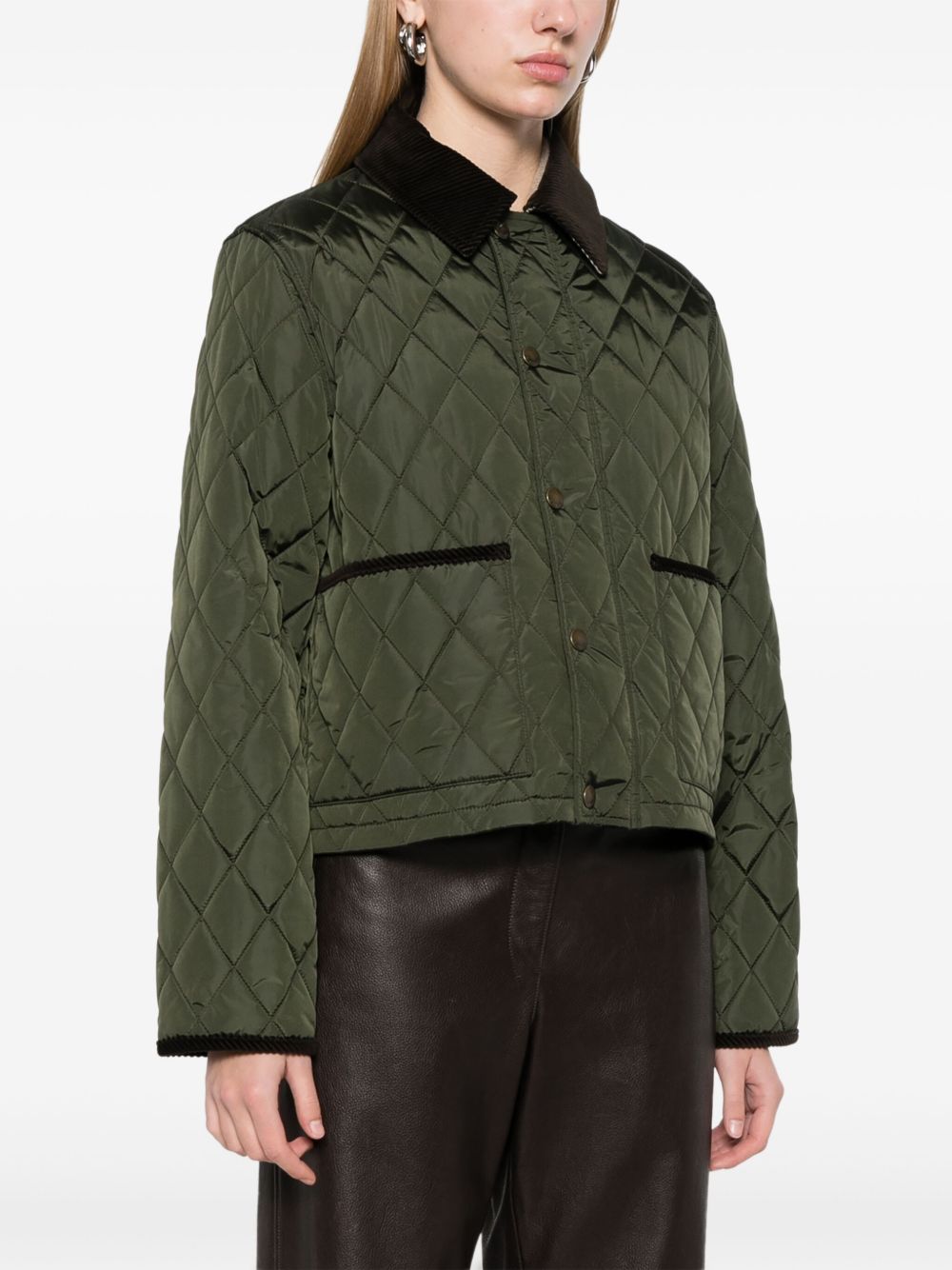 BURBERRY Women’s Mini Padded Diamond Quilted Jacket