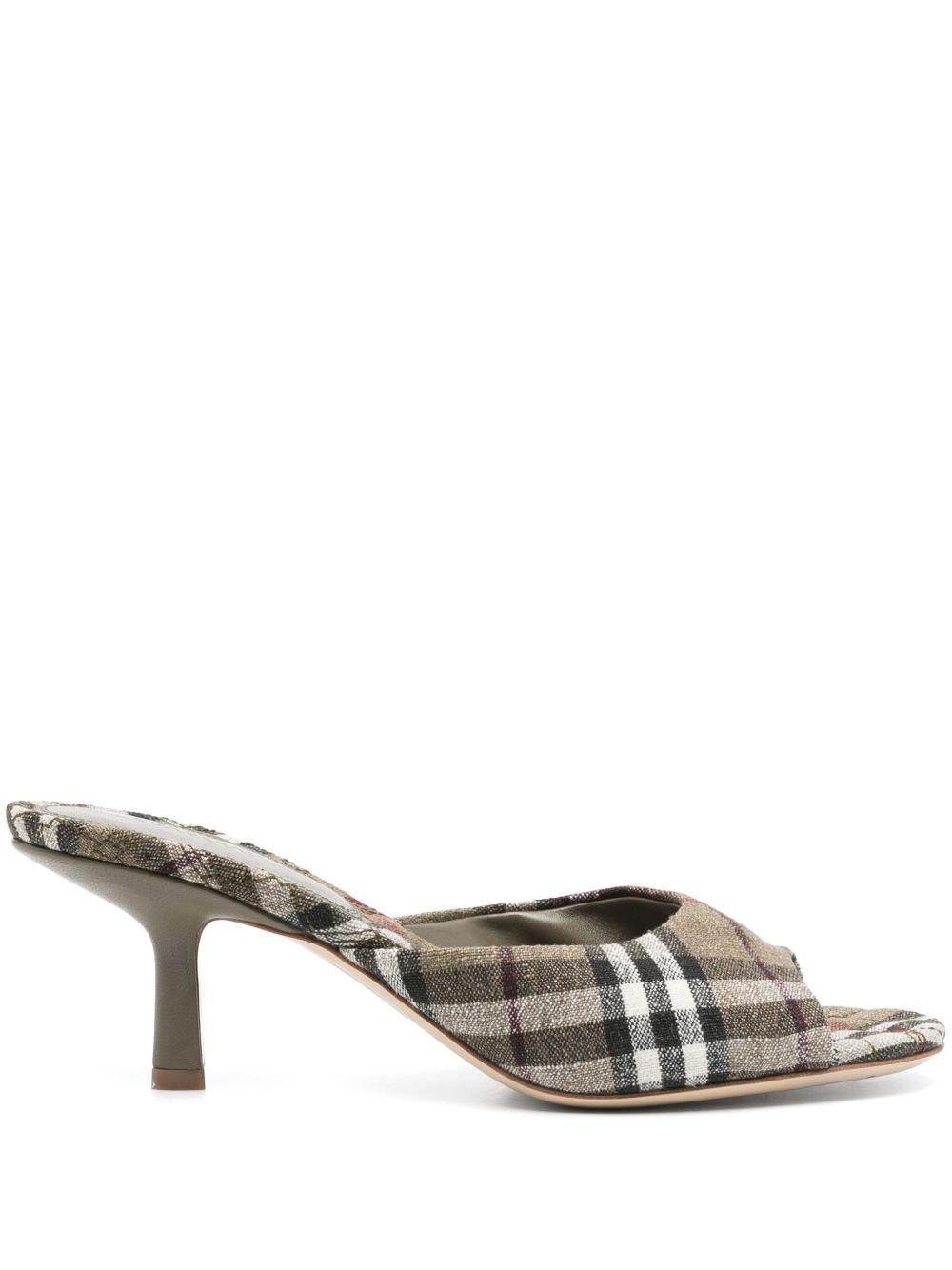 BURBERRY Women's Fabric and Leather Pumps