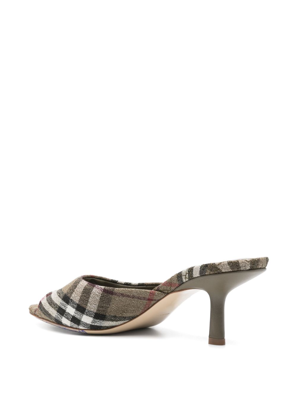 BURBERRY Women's Fabric and Leather Pumps