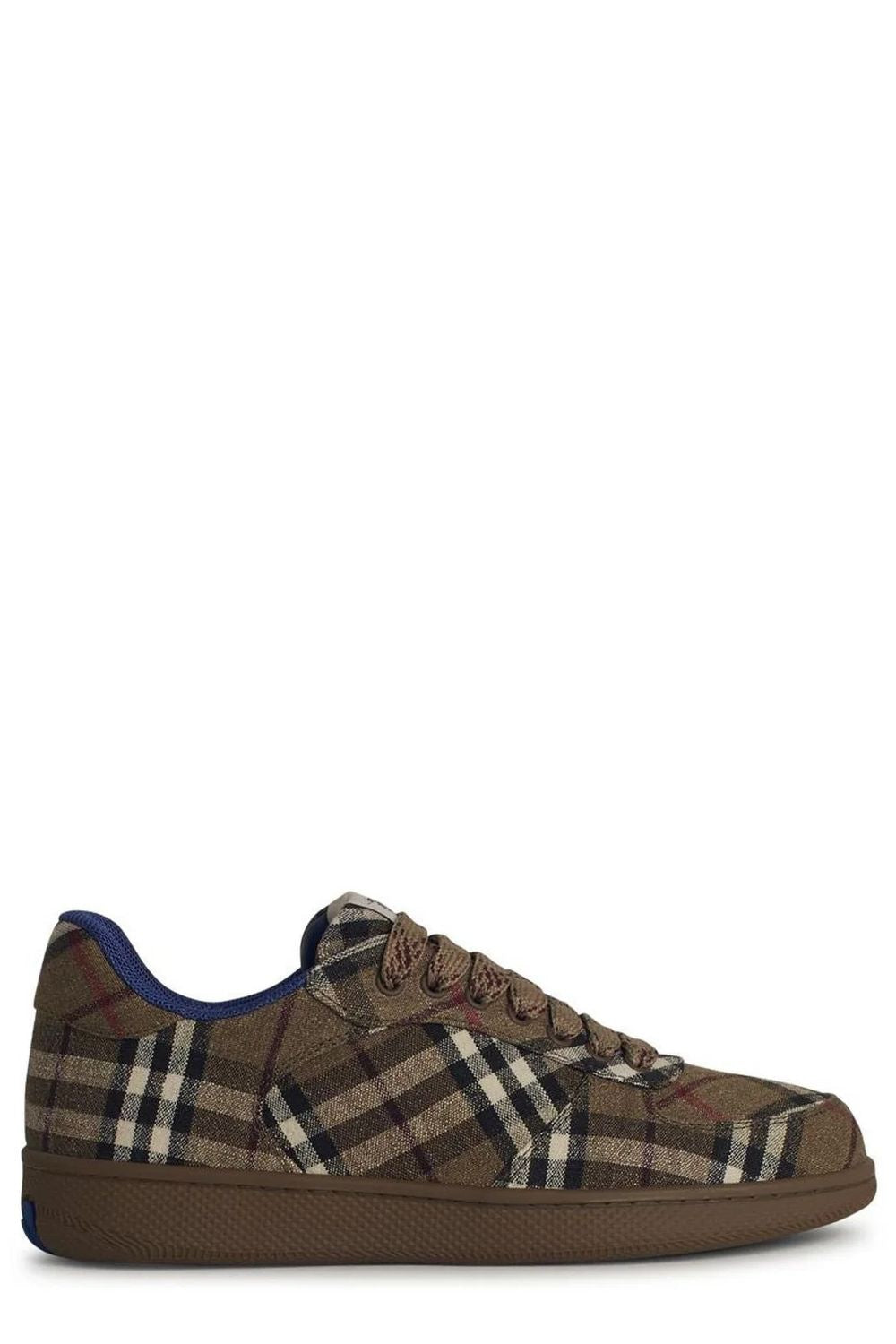 BURBERRY Low-Top Sneaker with Check Pattern