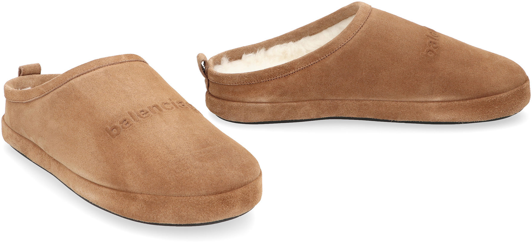 BALENCIAGA Alaska Mini Slip-On Calfskin Slippers for Women