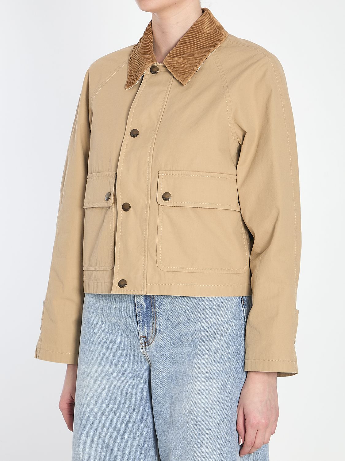 BURBERRY Cotton Jacket for Women - Spring/Summer 2025 Collection