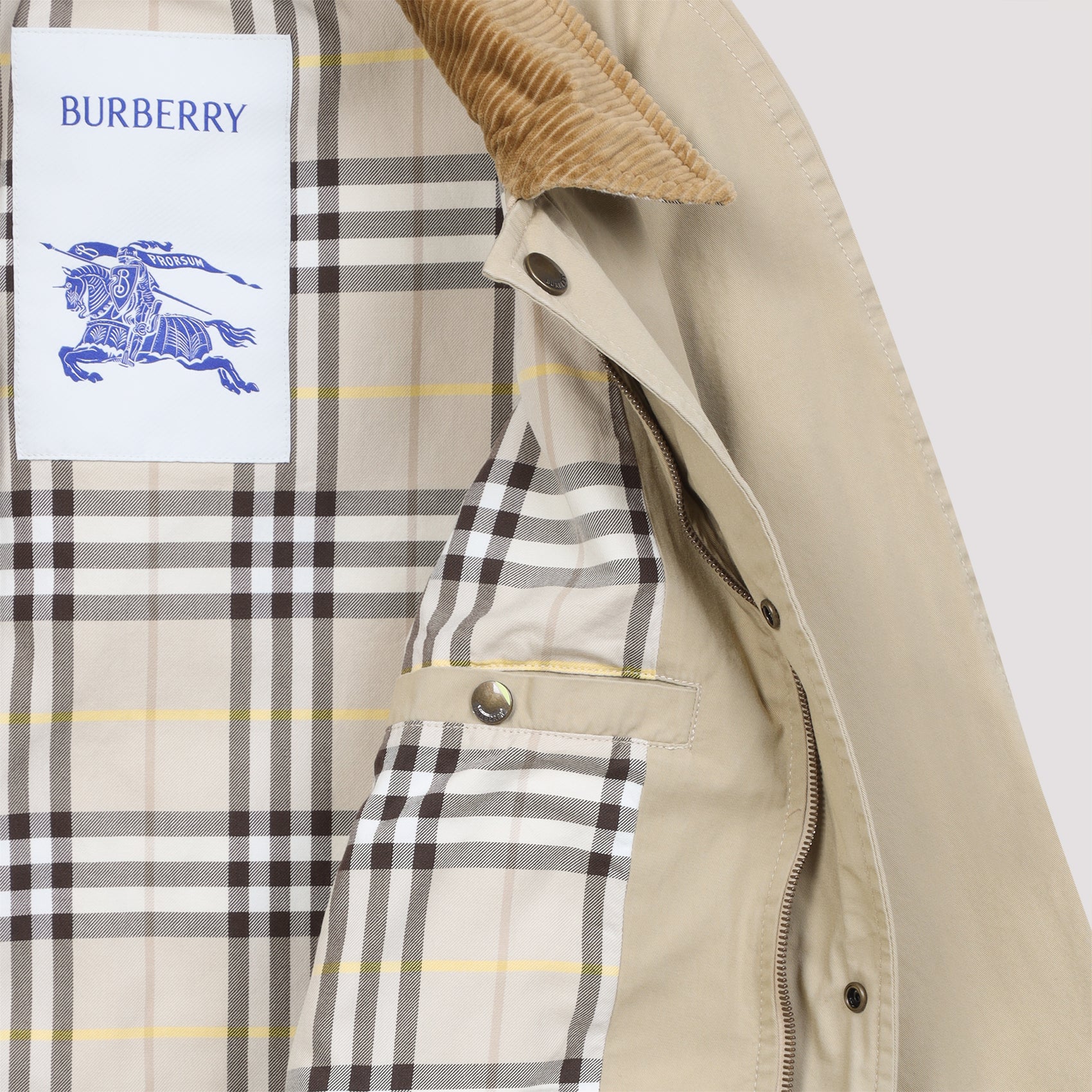 BURBERRY Cotton Jacket for Women - Spring/Summer 2025 Collection