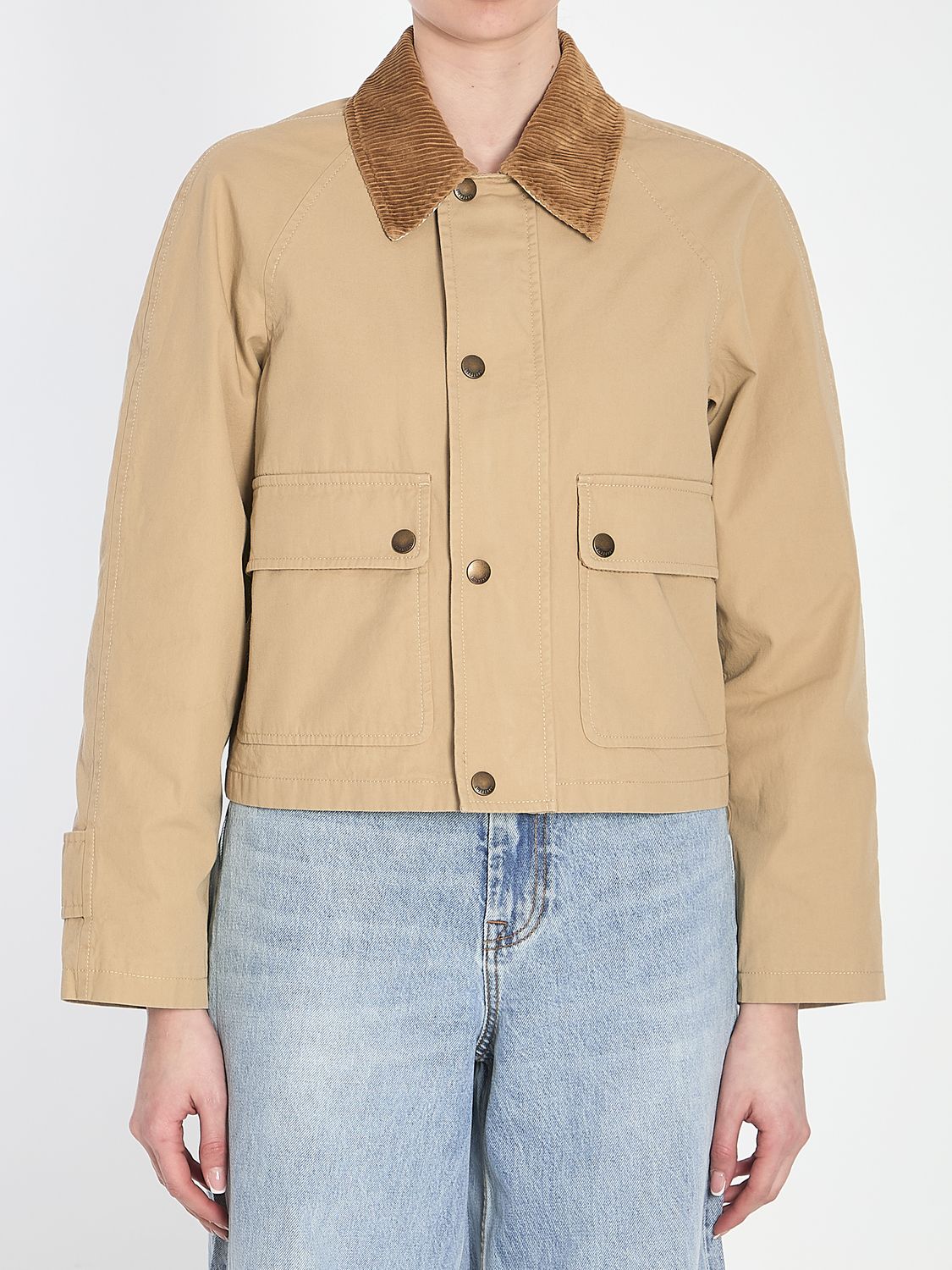 BURBERRY Cotton Jacket for Women - Spring/Summer 2025 Collection