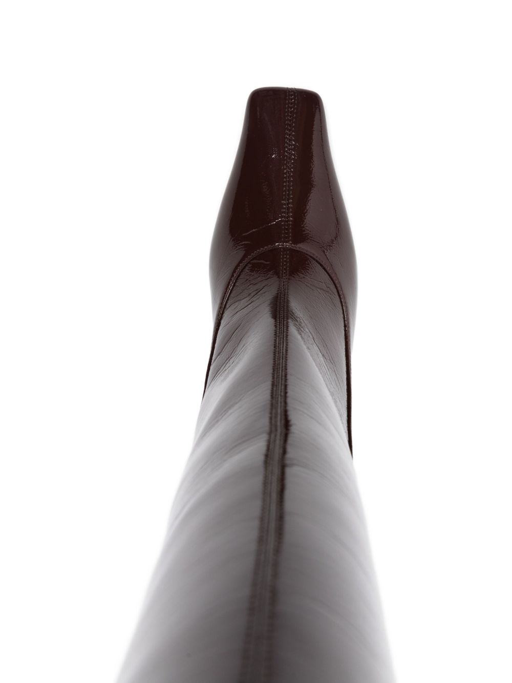 STELLA MCCARTNEY Elegant Patent Leather High Heel Boots for Women