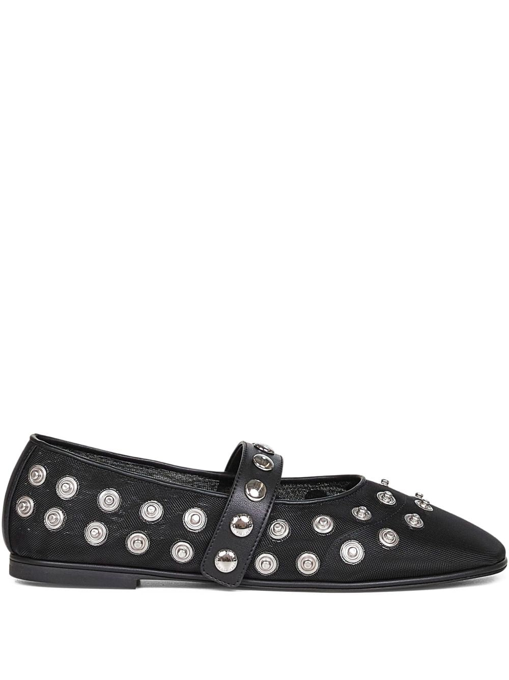 STELLA MCCARTNEY Ryder Popper-Studded Ballet Flats