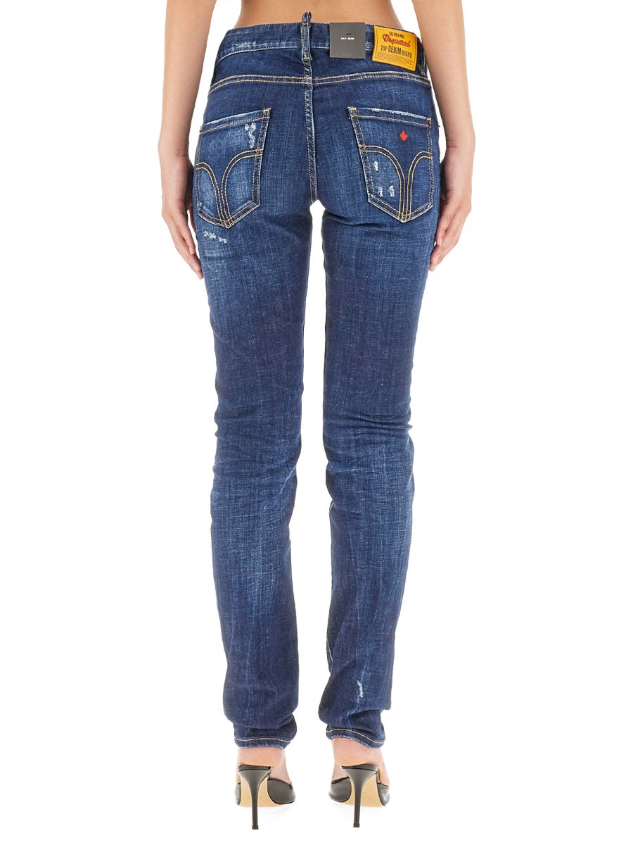 DSQUARED Women's Slim Fit Jeans 24/7