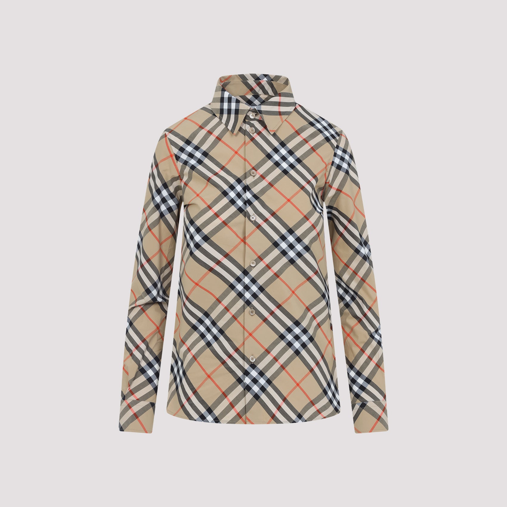 BURBERRY Classic Check Cotton Shirt - Women’s