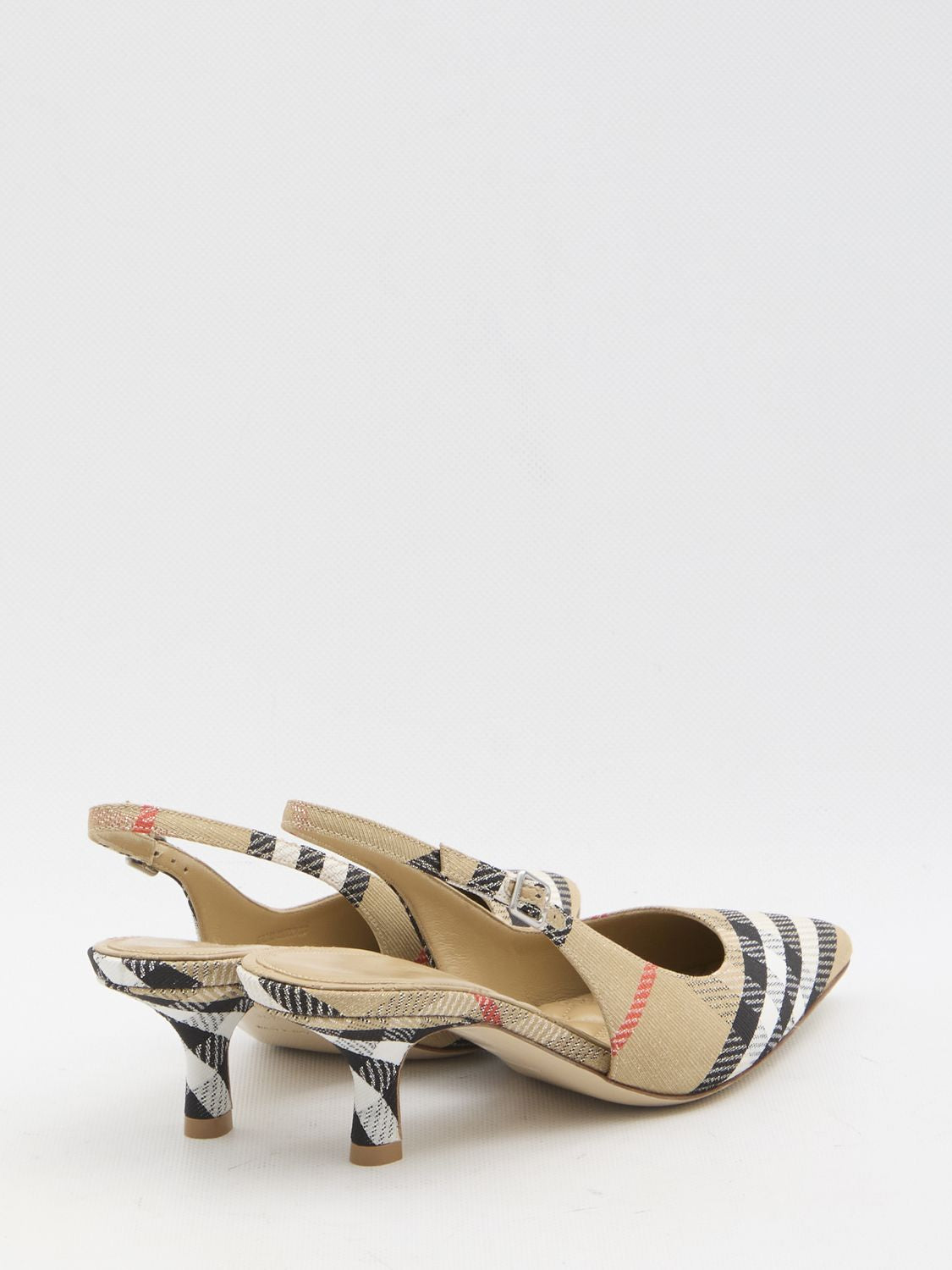 BURBERRY Slingback Pumps with Adjustable Strap - 5 cm Heel