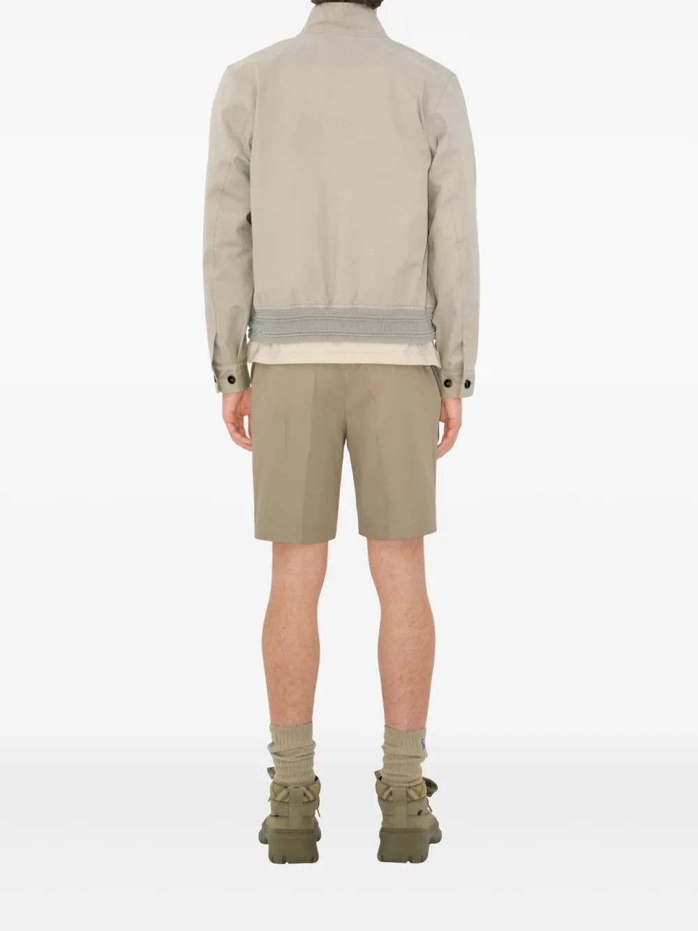 BURBERRY Men's Mini Paneled Cotton Shorts