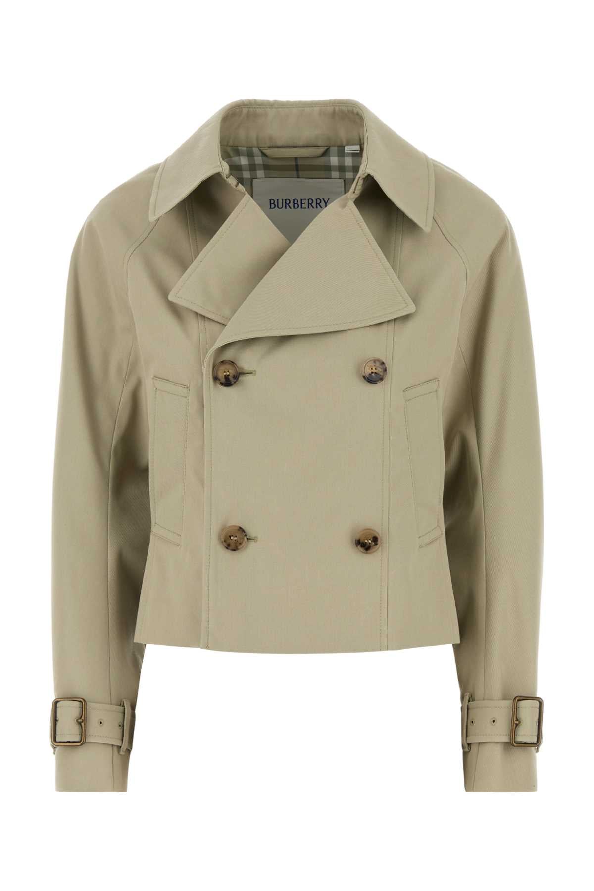 BURBERRY Women's Lightweight Polyester Blend Trench Jacket