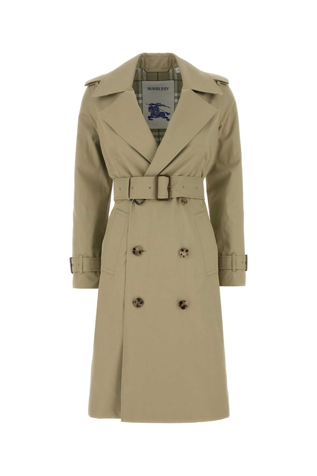 BURBERRY Gabardine Trench Jacket for Women - SS25 Collection