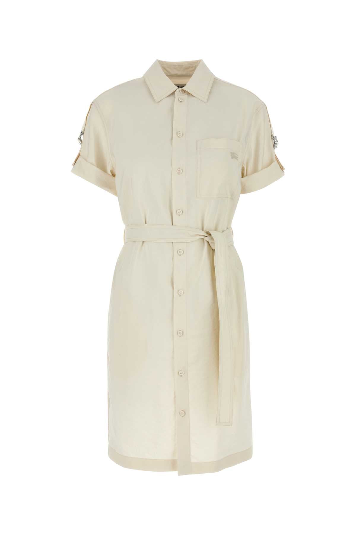 BURBERRY Silk Blend Shirt Dress