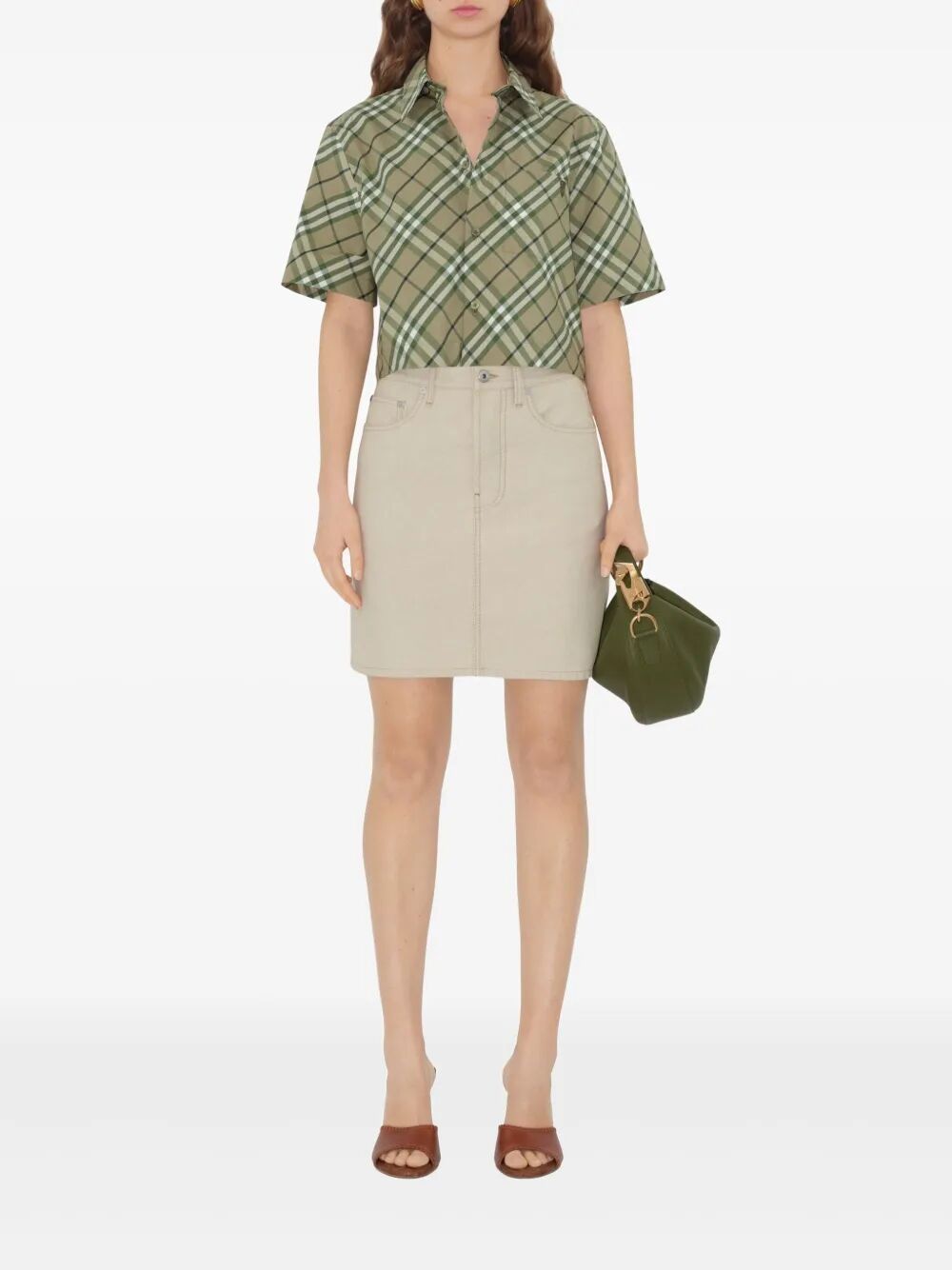 BURBERRY Cropped Women’s Mini Shirt