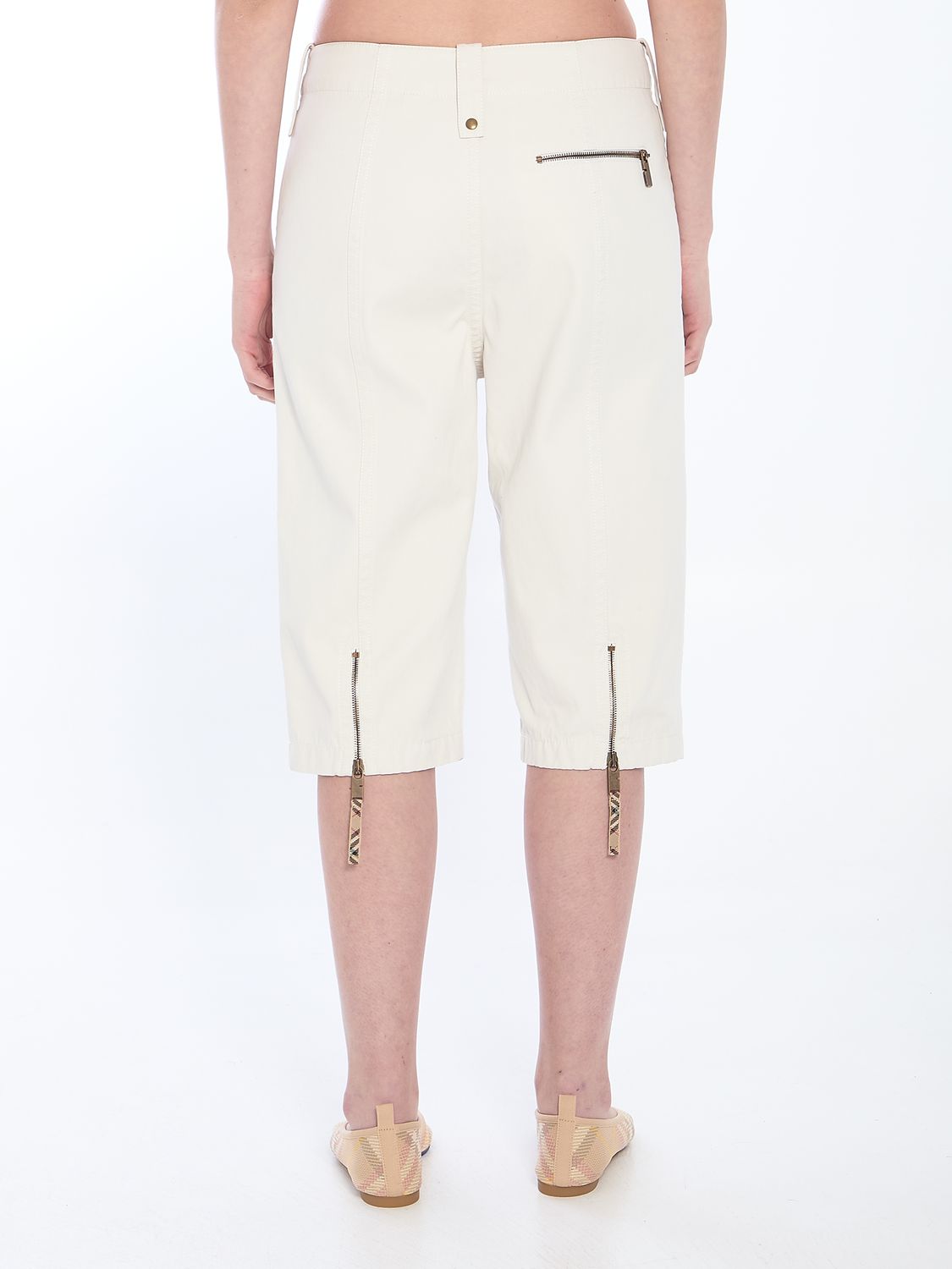 BURBERRY Slim Fit Capri Pants for Women - UK Size 8