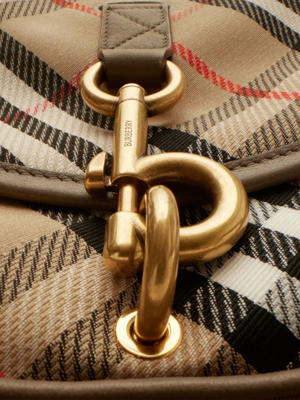 BURBERRY Mini Clip Messenger Handbag