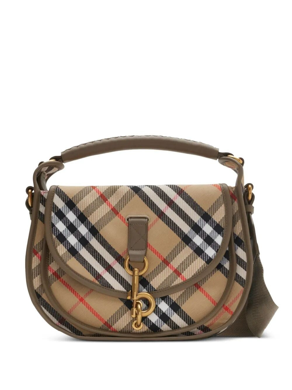 BURBERRY Mini Clip Messenger Handbag