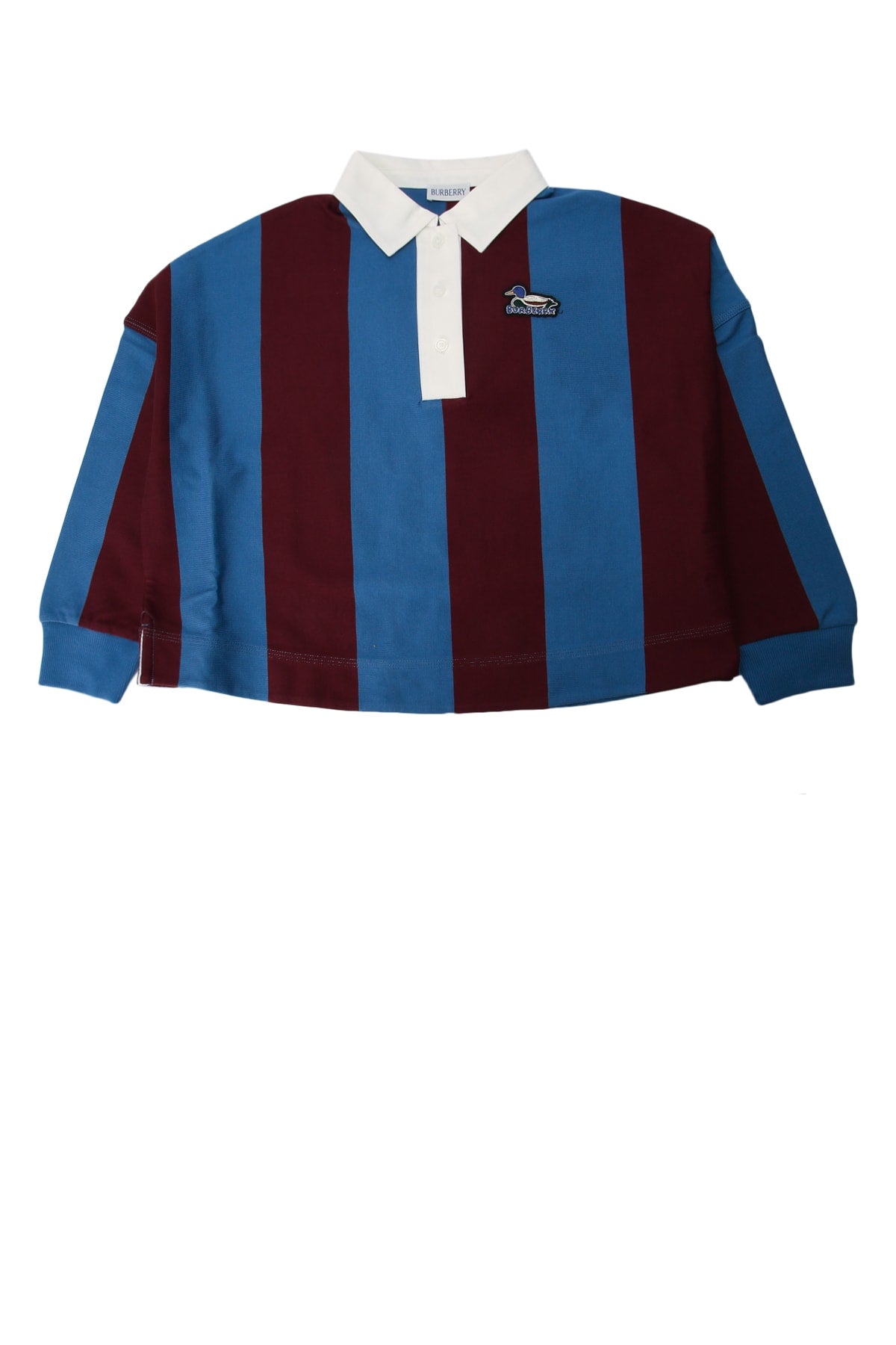 BURBERRY KIDS Boys Mini Stripe V T-Shirt