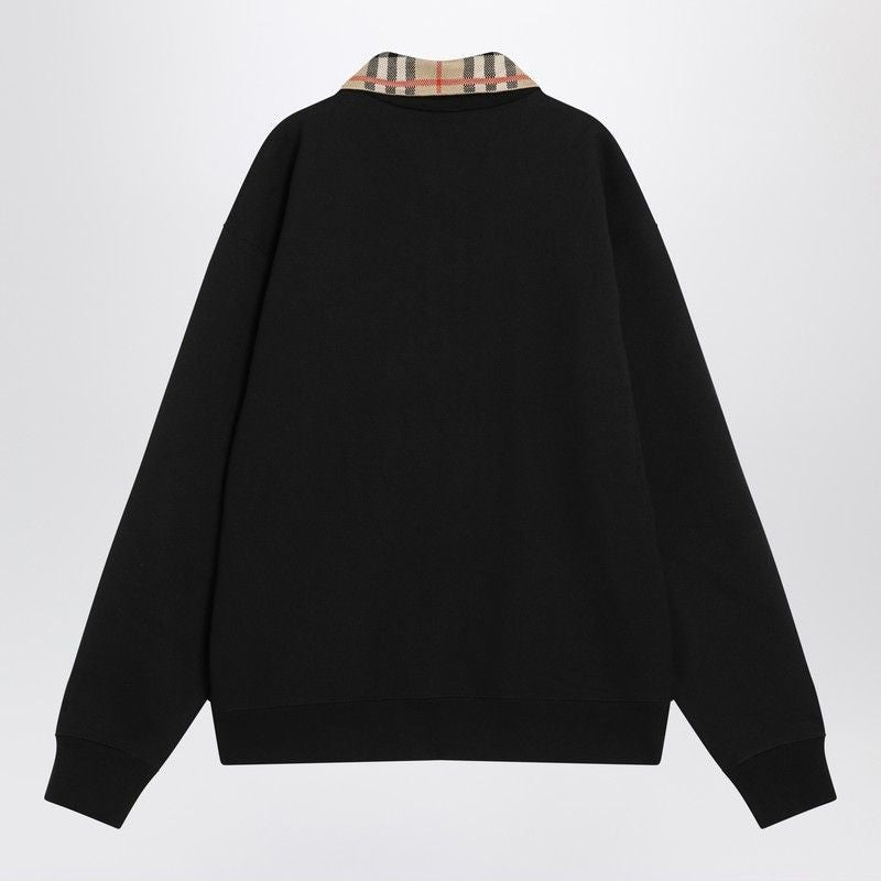 BURBERRY Half-Zip Sweatshirt for Men - FW25 Edition