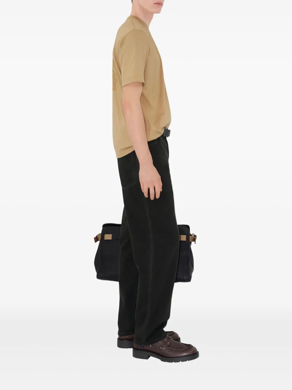 BURBERRY Short-Sleeved T-Shirt with EKD Print for Men