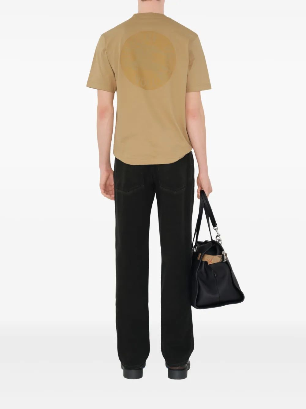 BURBERRY Short-Sleeved T-Shirt with EKD Print for Men
