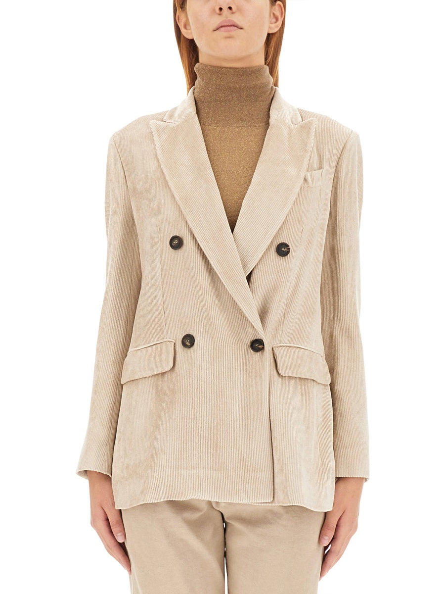 BRUNELLO CUCINELLI Elegant Double-Breasted Women's Jacket