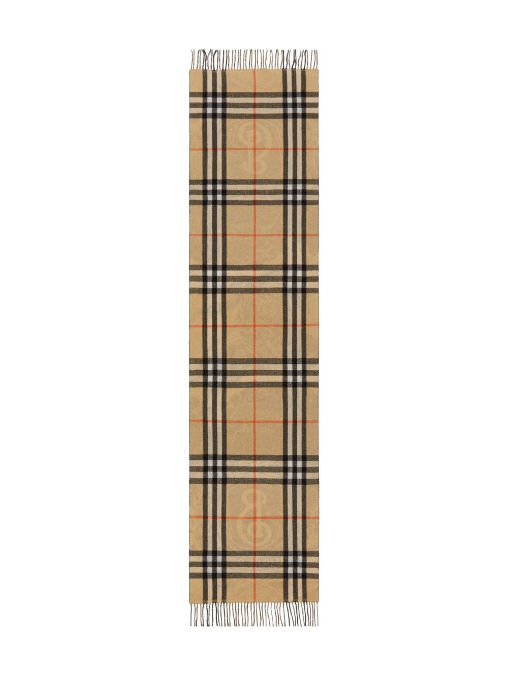 BURBERRY Cashmere Scarf with Black Shield