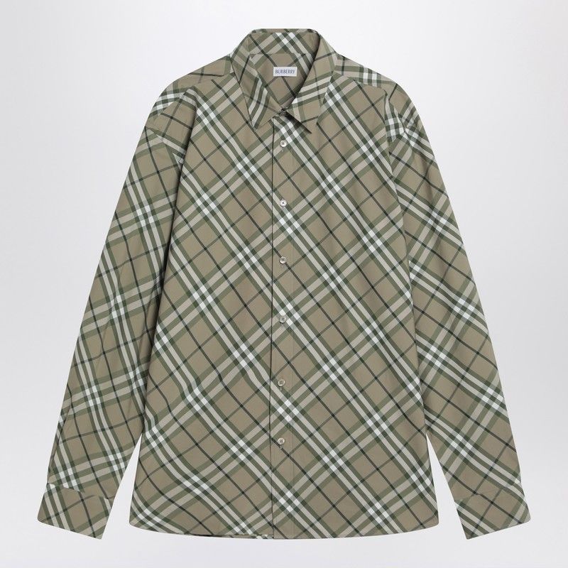 BURBERRY Saxon Check-Patterned Shirt - Men's SS25