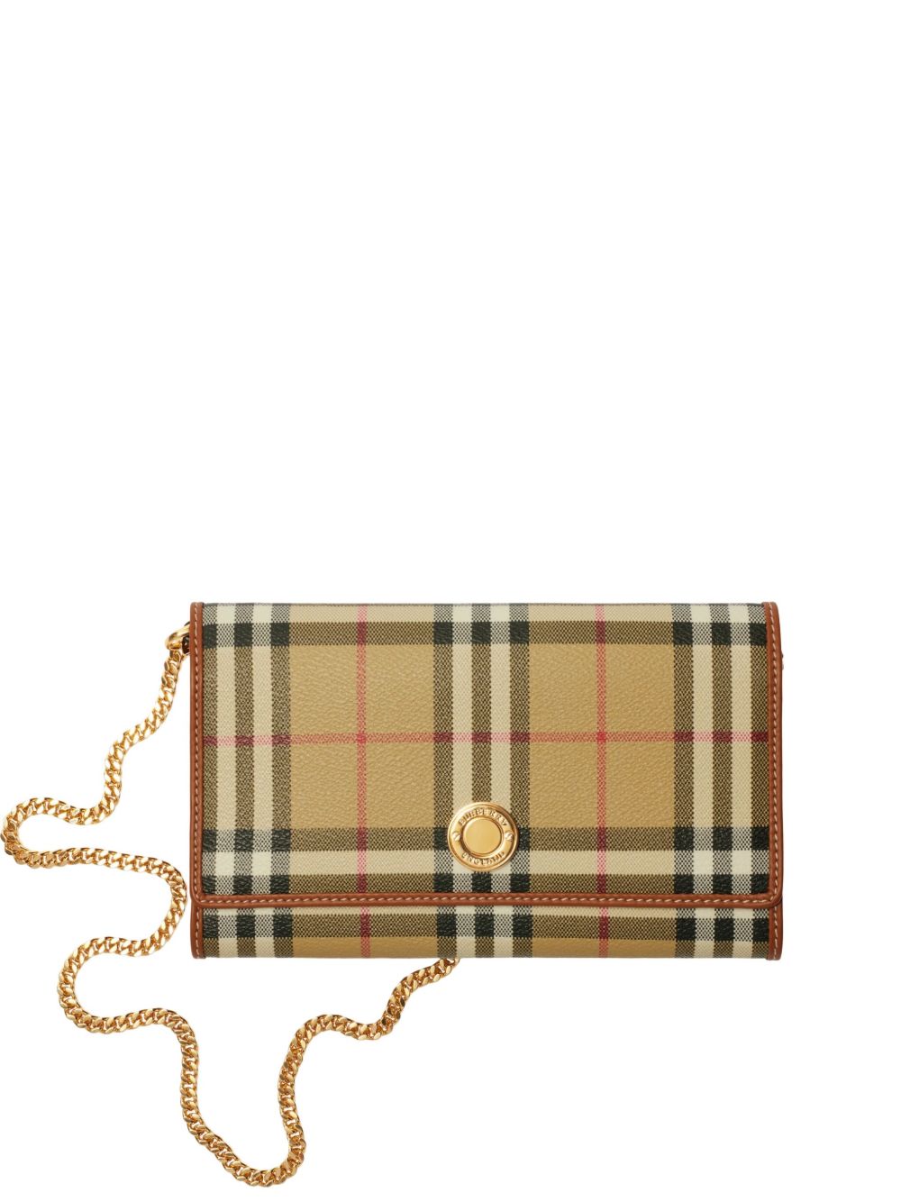 BURBERRY Mini Wallet on Chain with Check