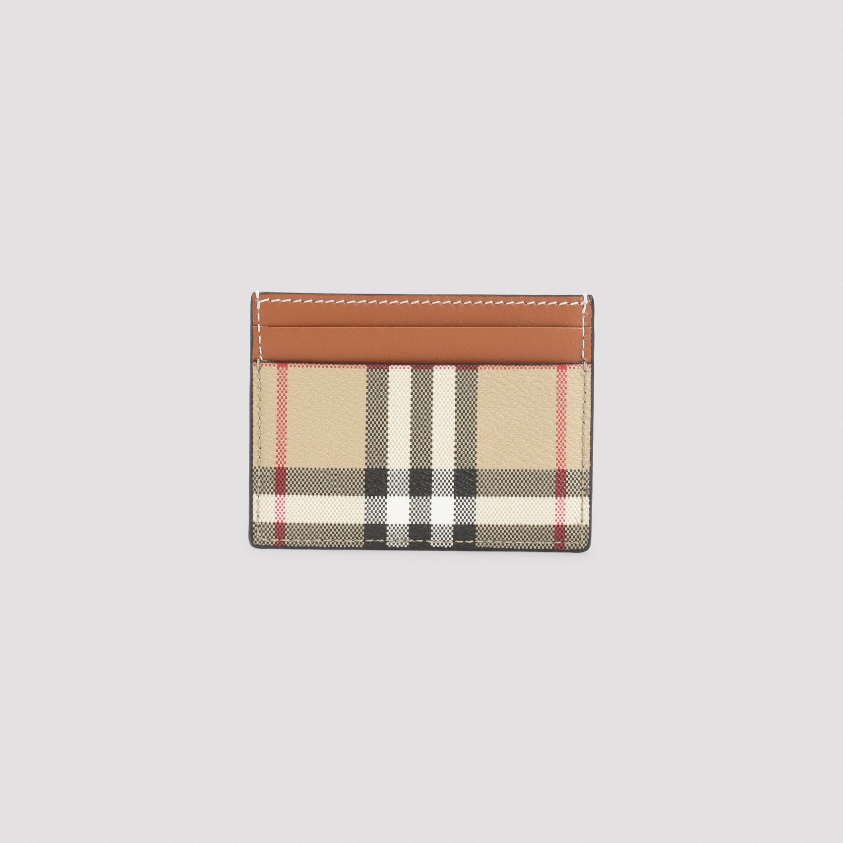 BURBERRY Mini Leather Card Case - Unisex