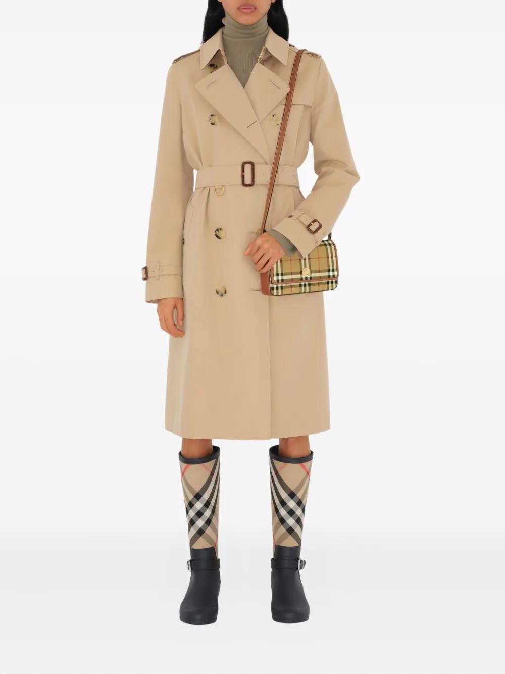 BURBERRY Mini Foldover Handbag with Detachable Strap