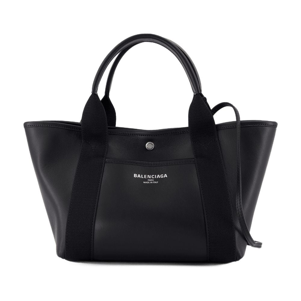 BALENCIAGA Mini Leather Biarritz Shopping Handbag