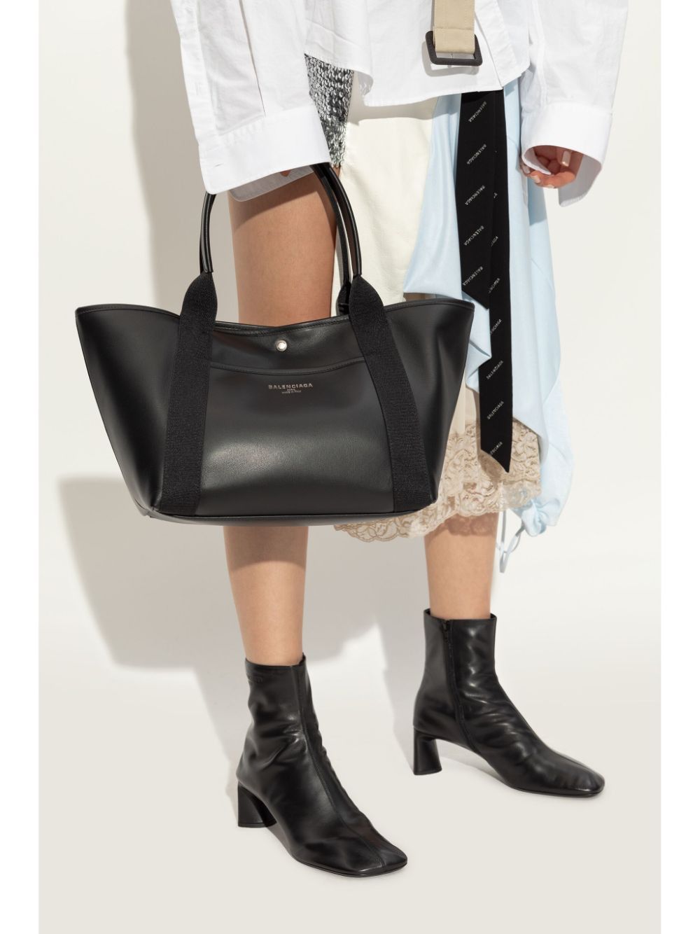 BALENCIAGA Biarritz Mini Tote Handbag