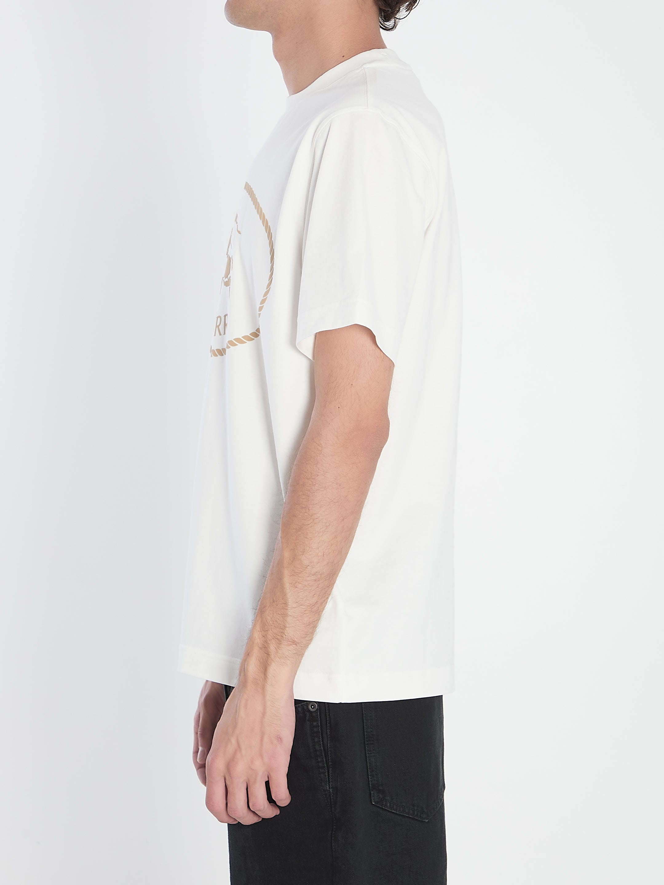 BURBERRY Men's Lightweight Cotton T-Shirt - Size L