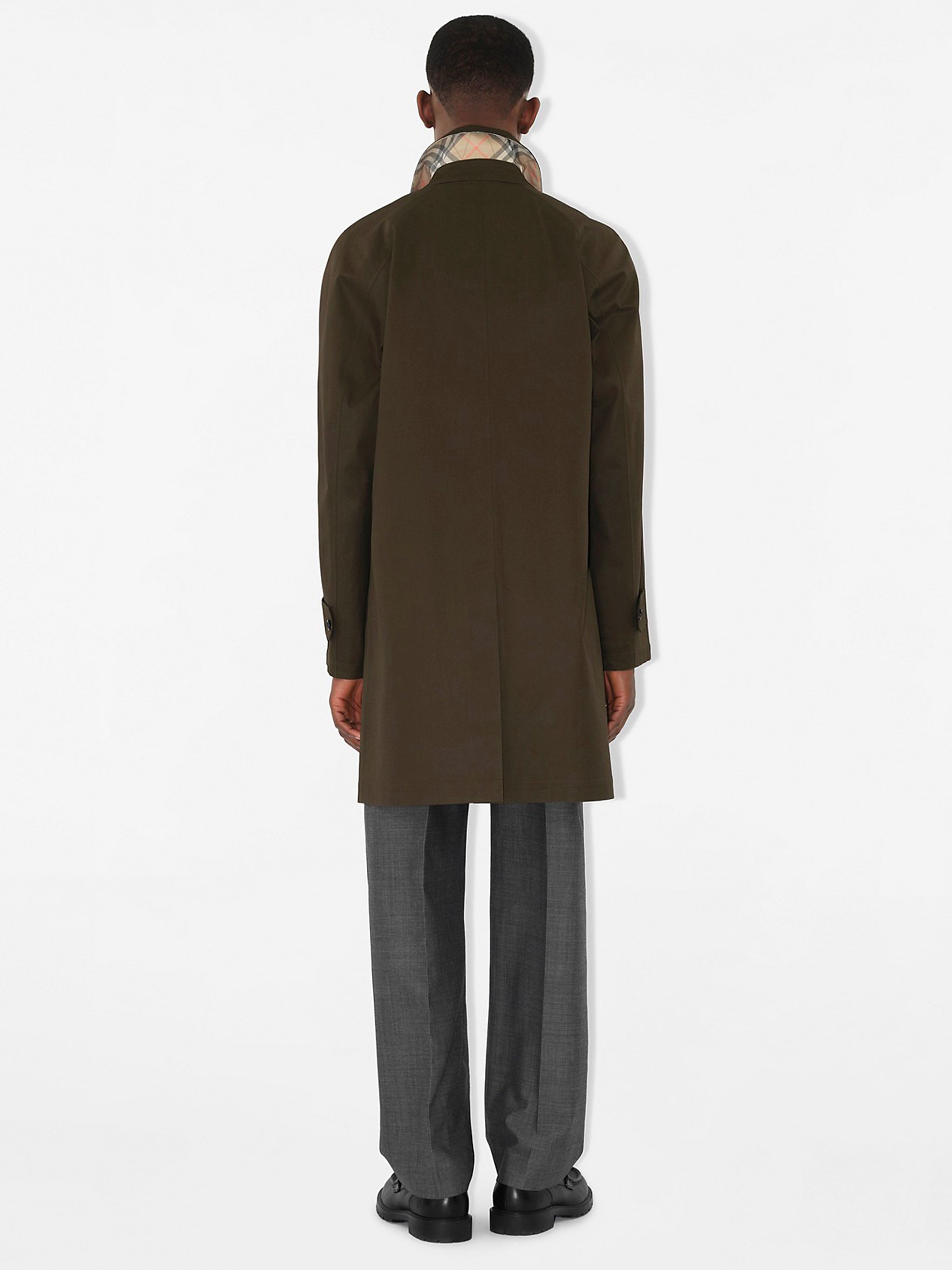 BURBERRY Single-Breasted Cotton Jacket for Men - FW25