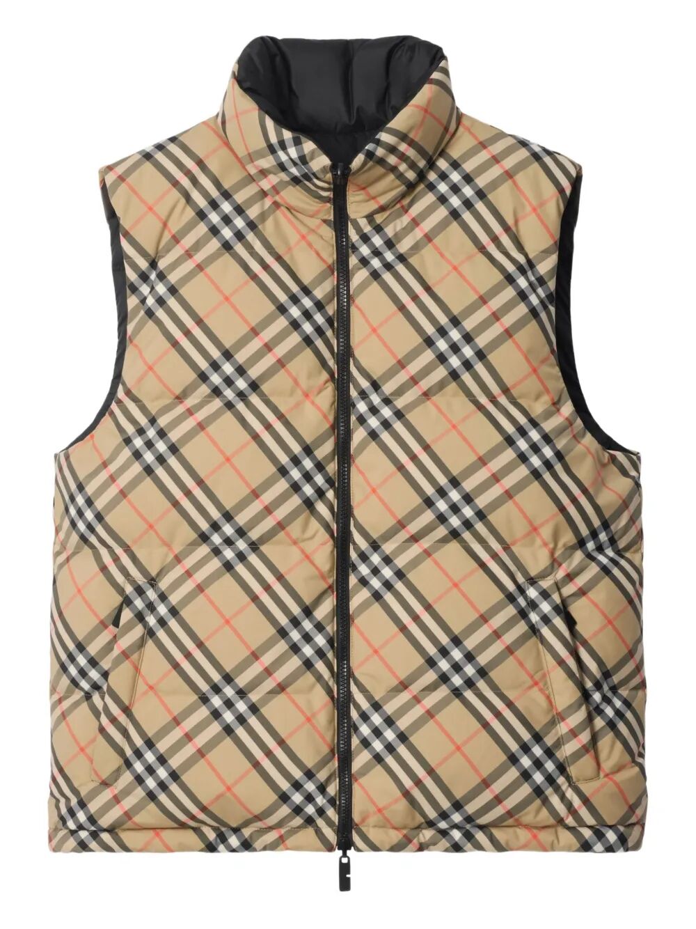 BURBERRY Reversible Check Puffer Gilet for Men