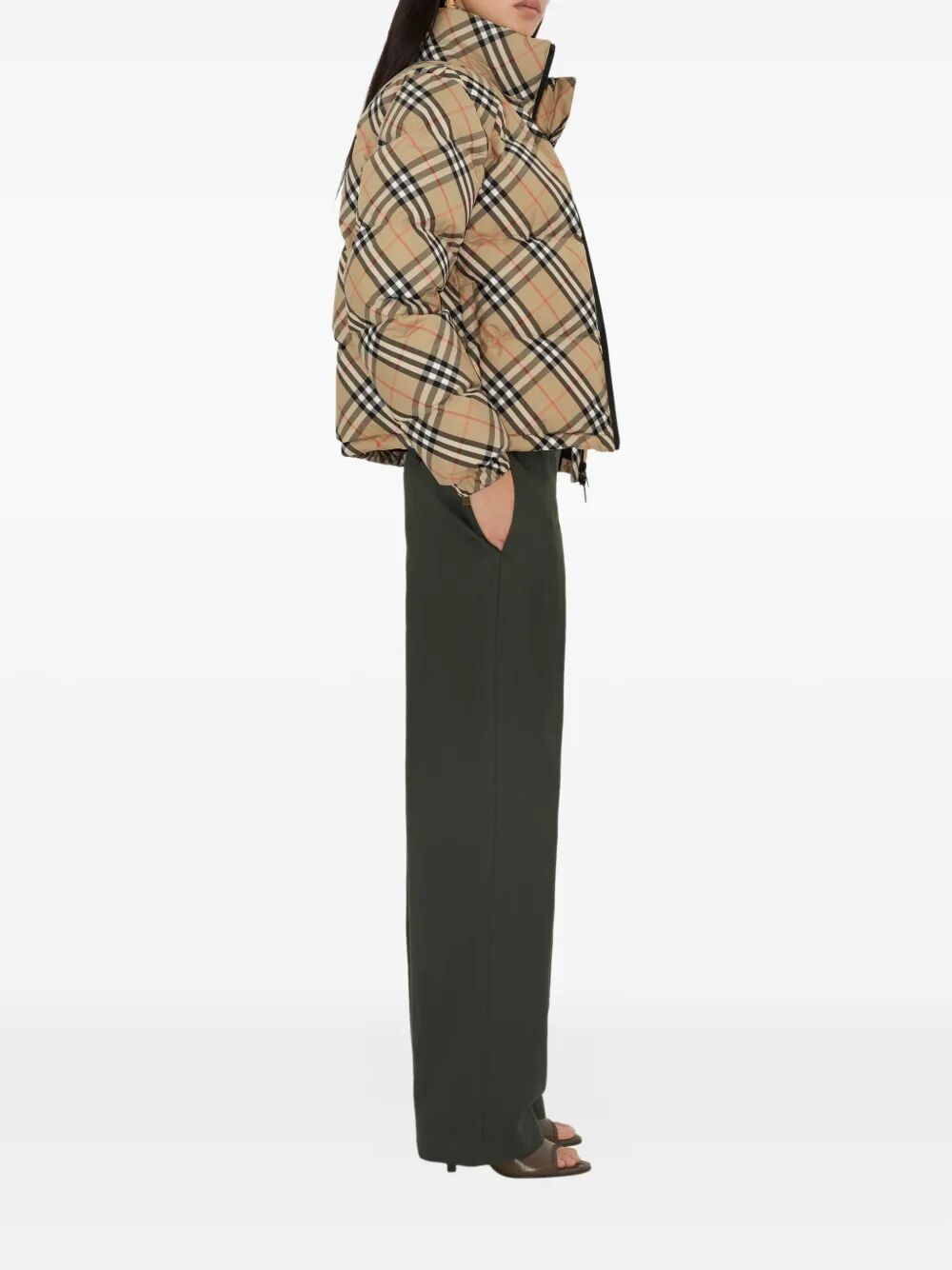 BURBERRY Check Ambleside Puffer Jacket for Women