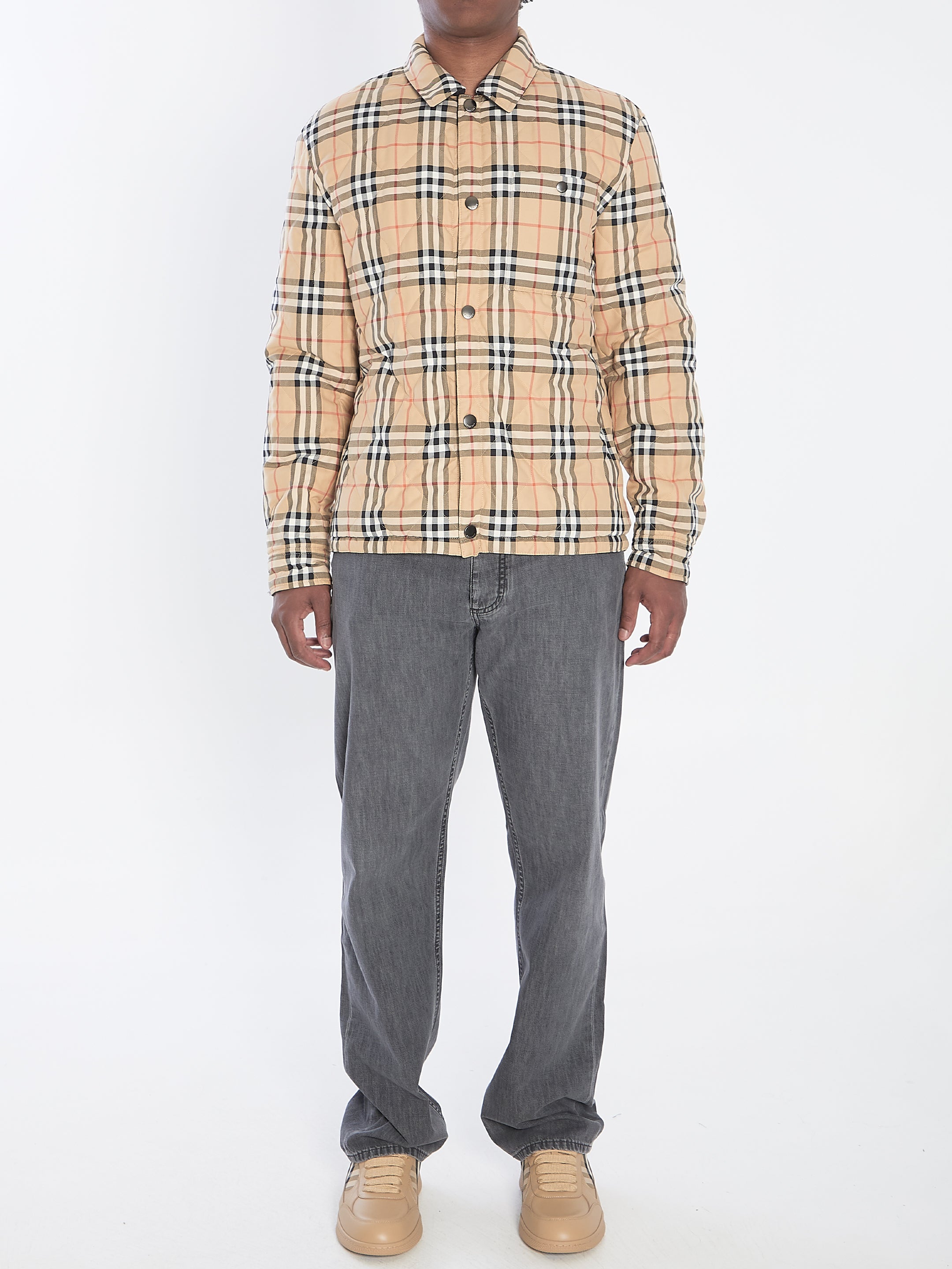 BURBERRY Reversible Quilted Nylon Overshirt Jacket - Fall/Winter 2025