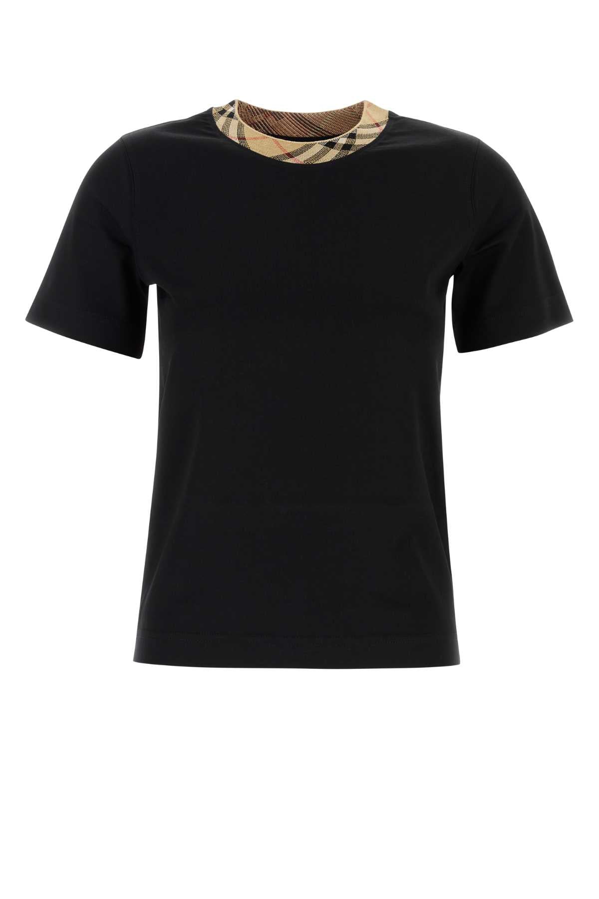 BURBERRY Classic Cotton T-Shirt for Women - FW25 Collection