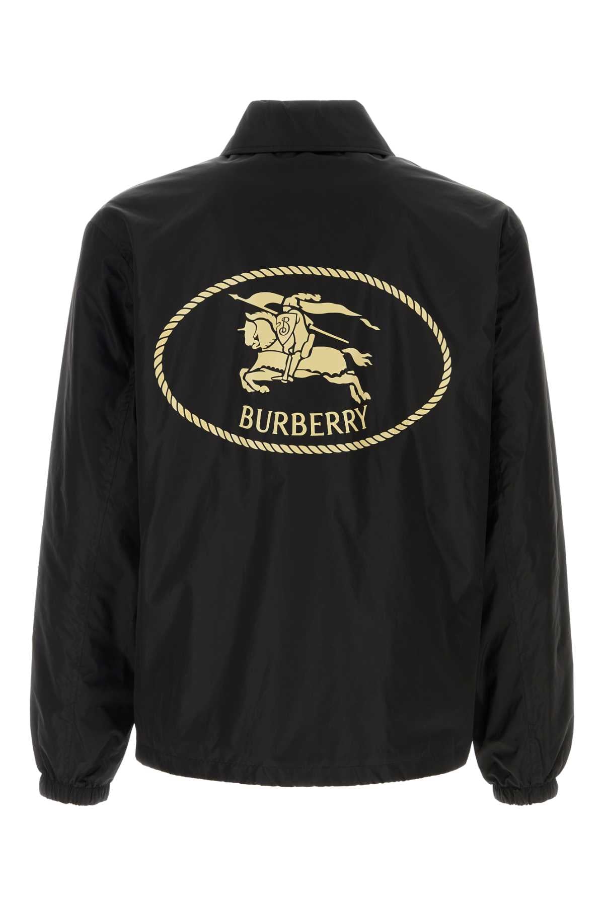 BURBERRY Men's Black Nylon Jacket - FW25