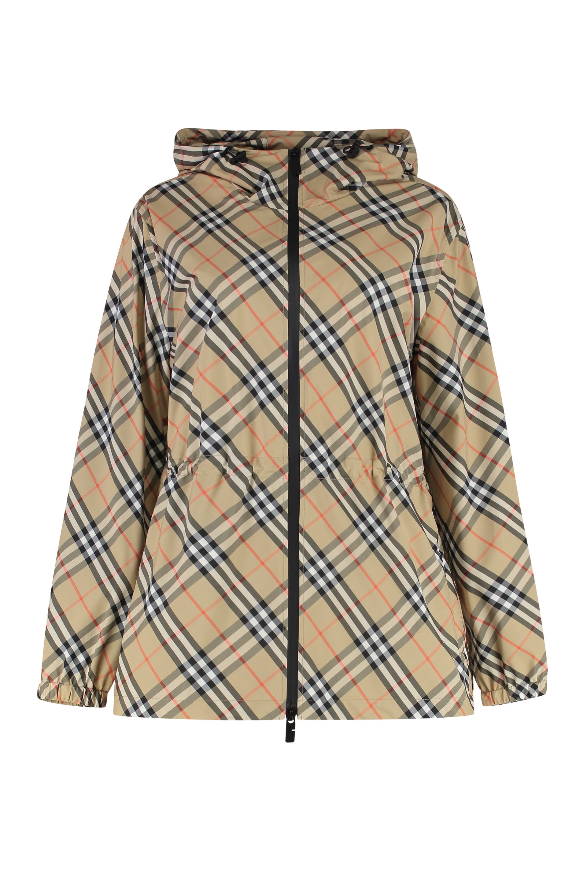 BURBERRY Technical Fabric Hooded Jacket for Women - FW25