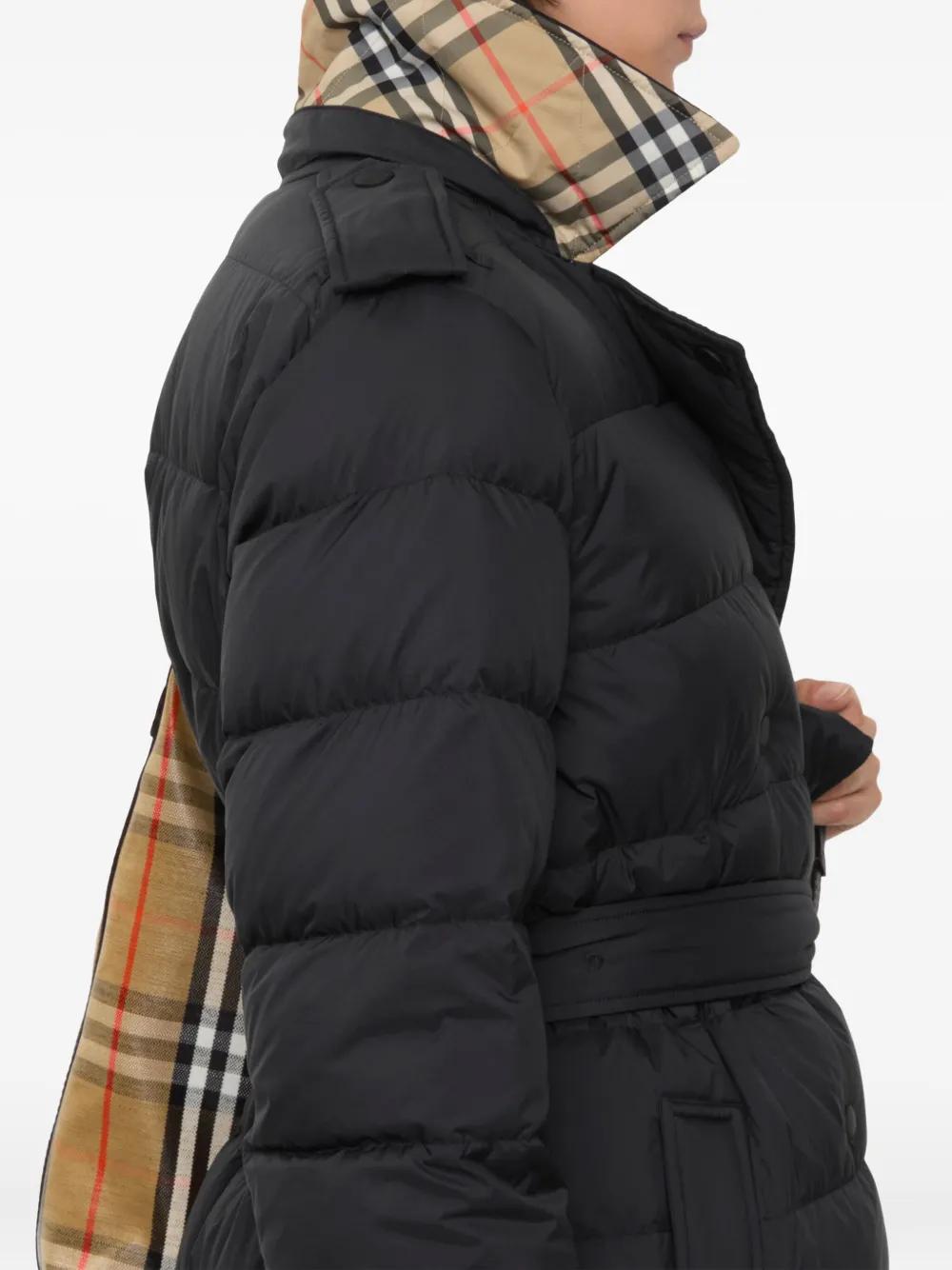 BURBERRY Hooded Belted Puffer Jacket
