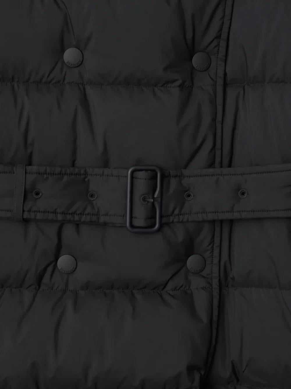 BURBERRY Hooded Belted Puffer Jacket